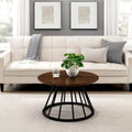 Moderner, runder Couchtisch, 76 cm Durchmesser