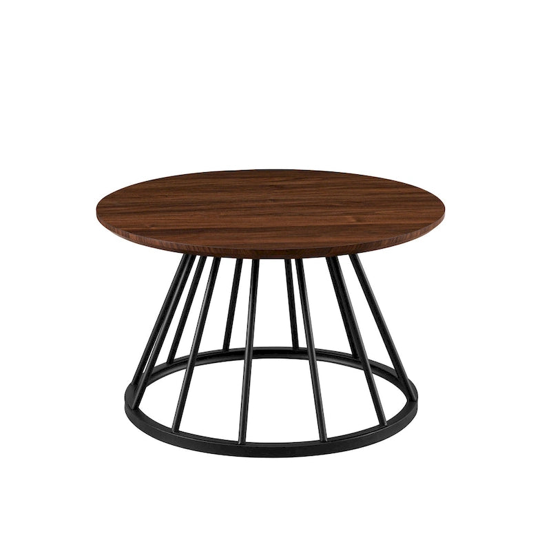 Moderner, runder Couchtisch, 76 cm Durchmesser