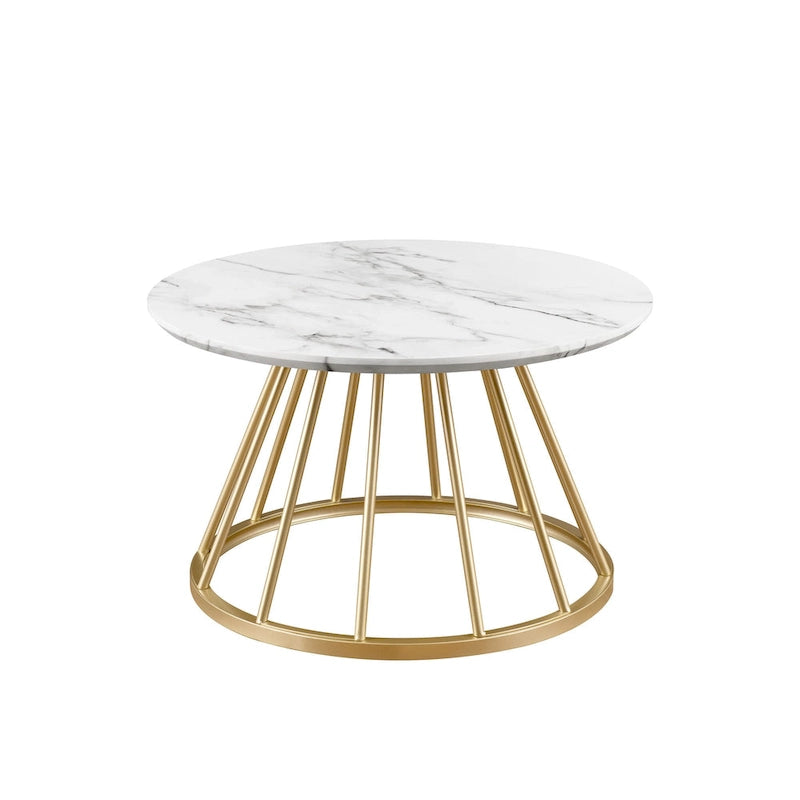 Moderner, runder Couchtisch, 76 cm Durchmesser