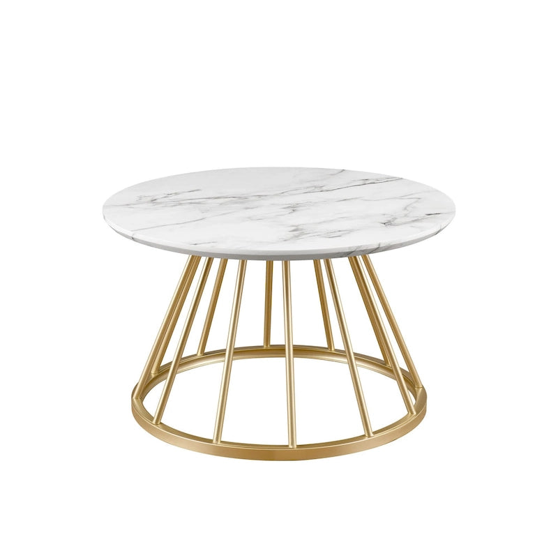 Moderner, runder Couchtisch, 76 cm Durchmesser