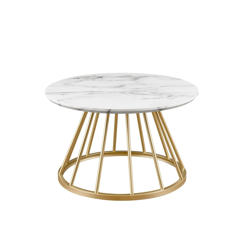 Moderner, runder Couchtisch, 76 cm Durchmesser