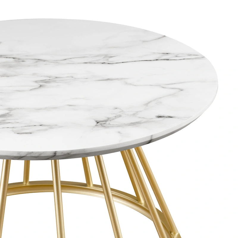 Moderner, runder Couchtisch, 76 cm Durchmesser