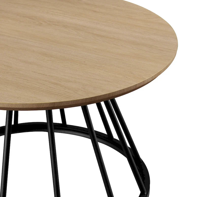 Moderner, runder Couchtisch, 76 cm Durchmesser