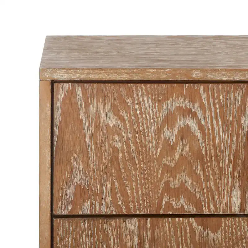 Kommode mit 6 Schubladen, modern, in Rustikaler Eiche-Optik