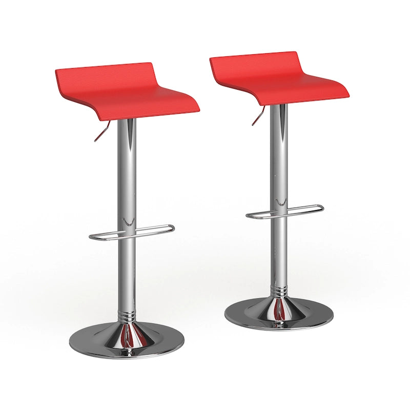 Verstellbare drehbare Barhocker Chrome Air Lift (2er-Set)