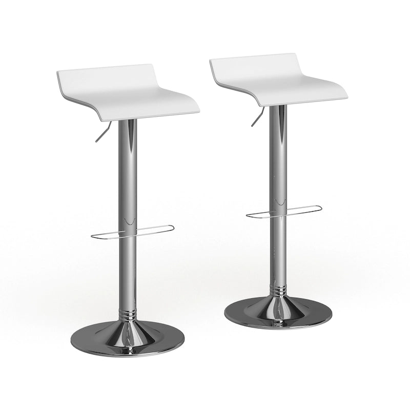 Verstellbare drehbare Barhocker Chrome Air Lift (2er-Set)