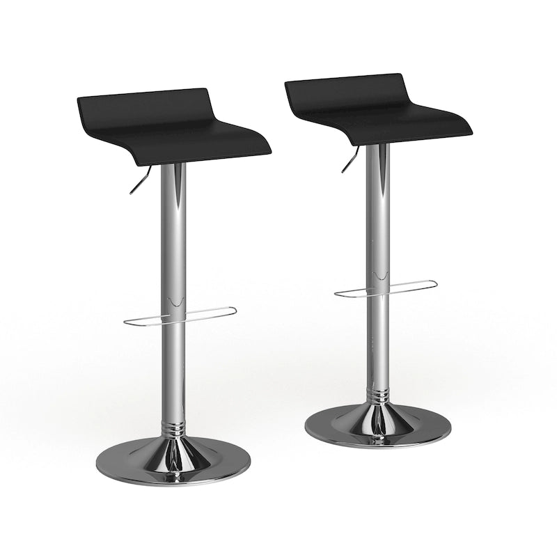 Verstellbare drehbare Barhocker Chrome Air Lift (2er-Set)