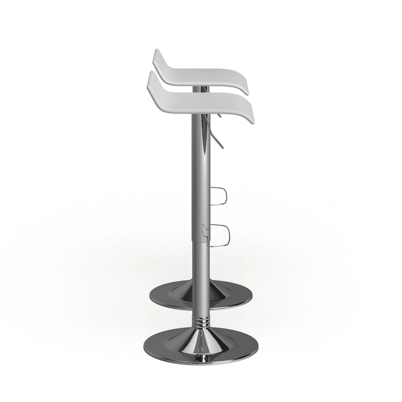 Verstellbare drehbare Barhocker Chrome Air Lift (2er-Set)