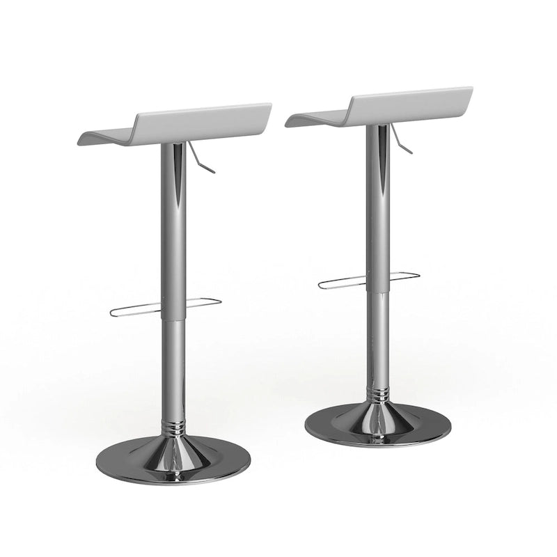 Verstellbare drehbare Barhocker Chrome Air Lift (2er-Set)