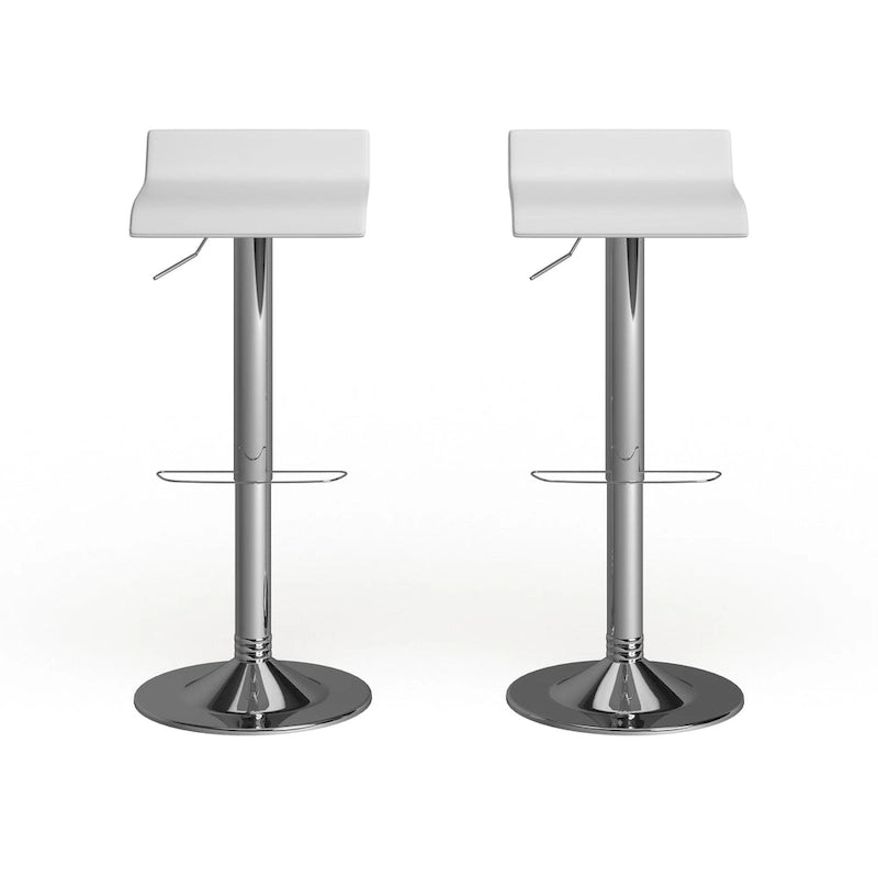 Verstellbare drehbare Barhocker Chrome Air Lift (2er-Set)