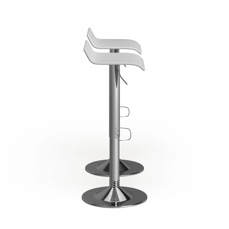 Verstellbare drehbare Barhocker Chrome Air Lift (2er-Set)