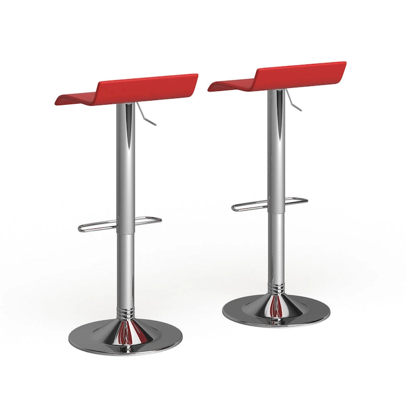 Verstellbare drehbare Barhocker Chrome Air Lift (2er-Set)