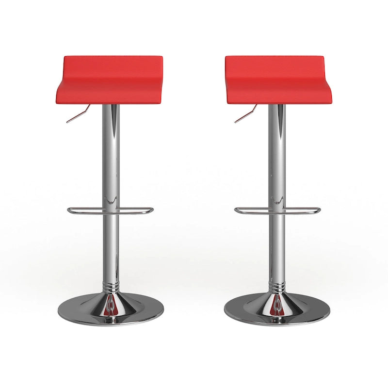 Verstellbare drehbare Barhocker Chrome Air Lift (2er-Set)