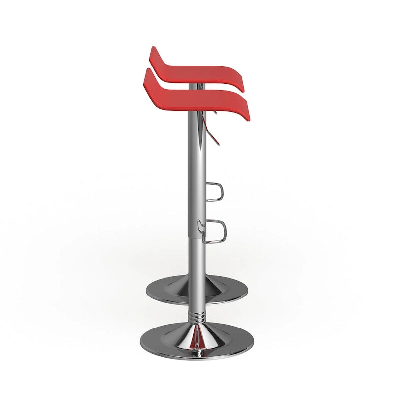 Verstellbare drehbare Barhocker Chrome Air Lift (2er-Set)