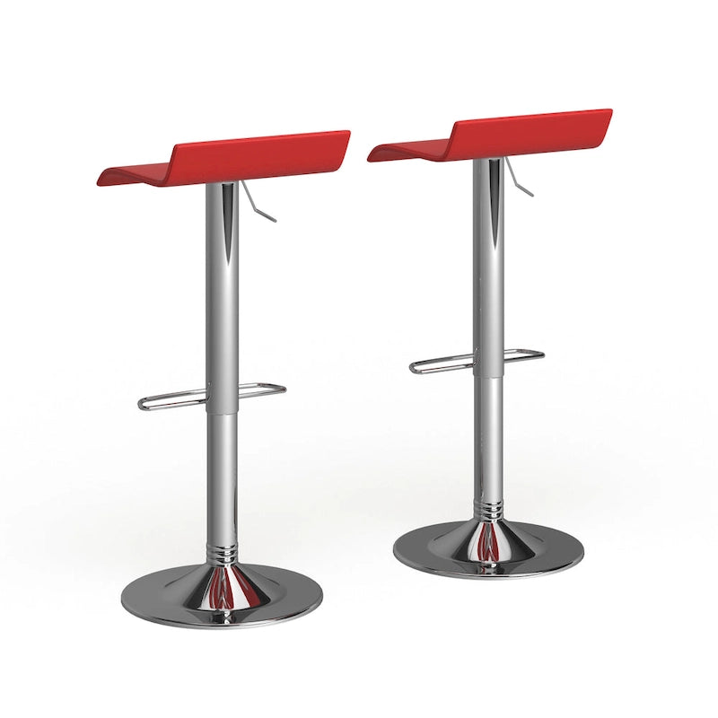 Verstellbare drehbare Barhocker Chrome Air Lift (2er-Set)