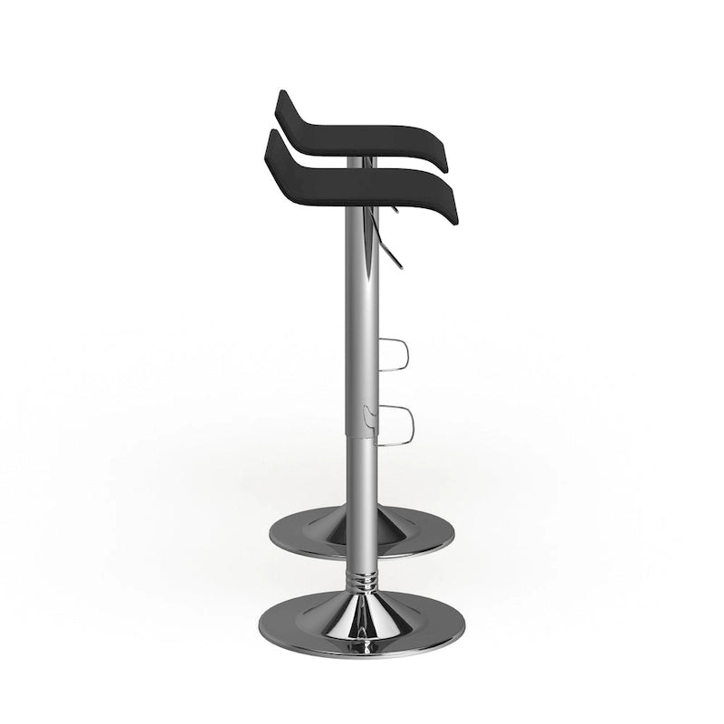 Verstellbare drehbare Barhocker Chrome Air Lift (2er-Set)
