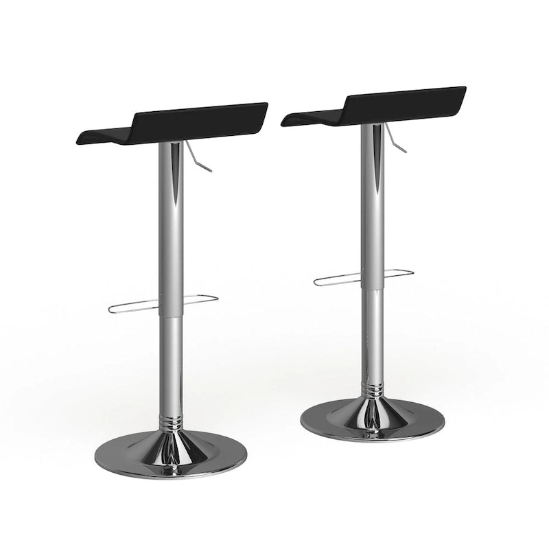 Verstellbare drehbare Barhocker Chrome Air Lift (2er-Set)