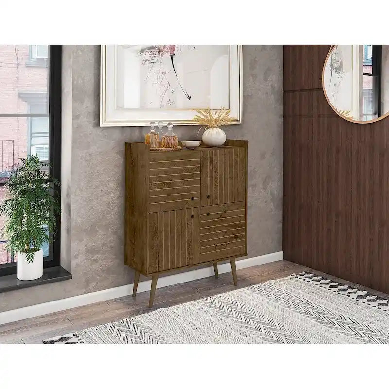 45.5" Mid-Century Modern Akzentschrank