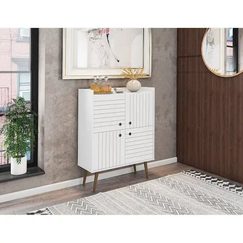 45.5" Mid-Century Modern Akzentschrank