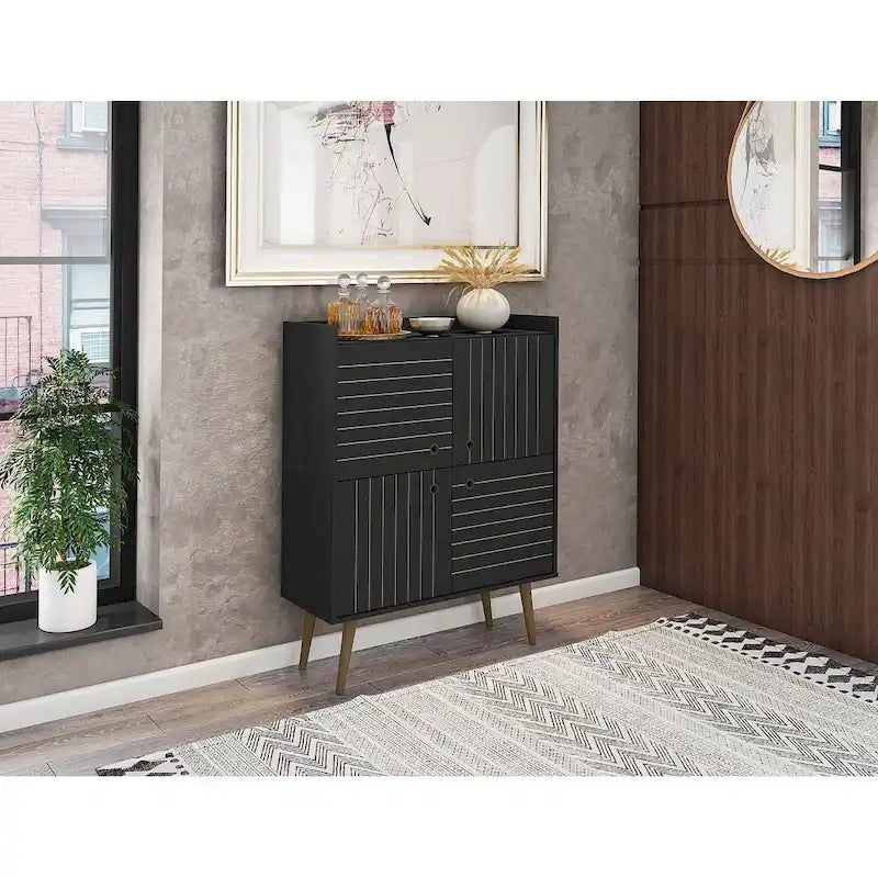 45.5" Mid-Century Modern Akzentschrank