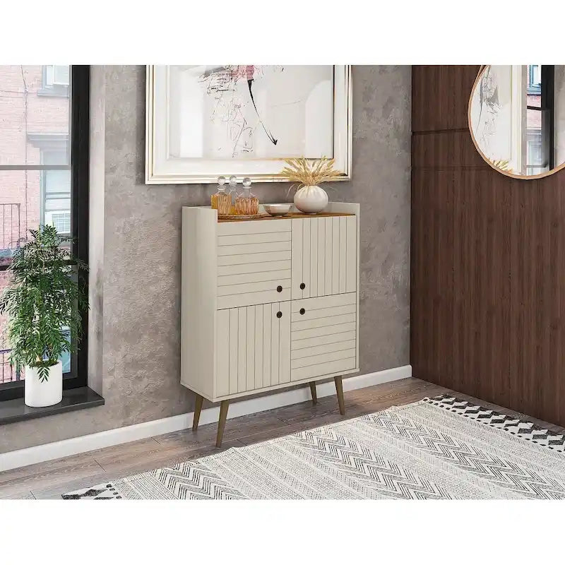 45.5" Mid-Century Modern Akzentschrank