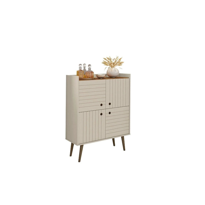45.5" Mid-Century Modern Akzentschrank
