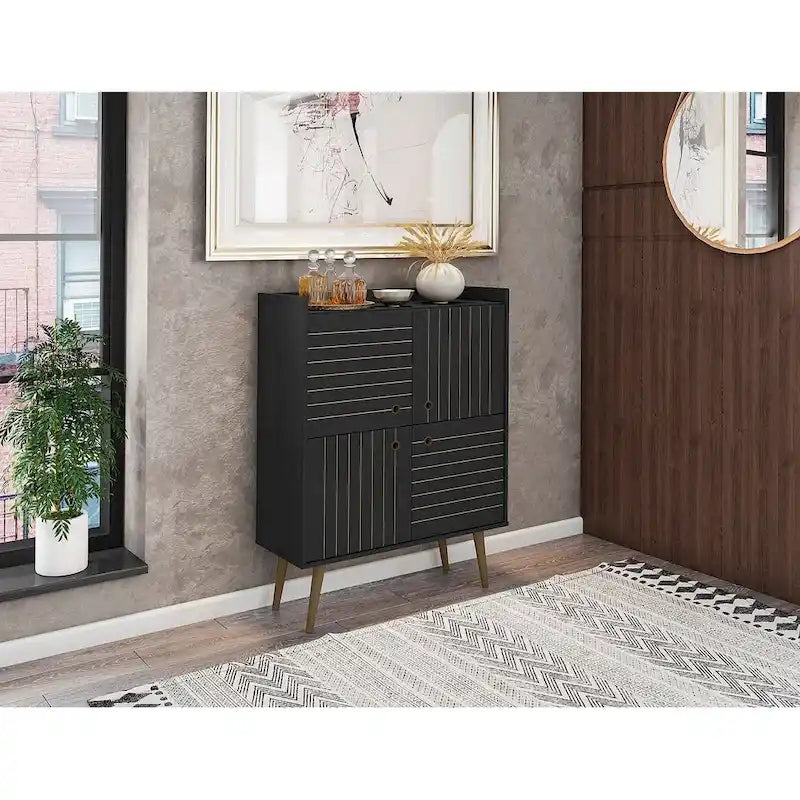 45.5" Mid-Century Modern Akzentschrank