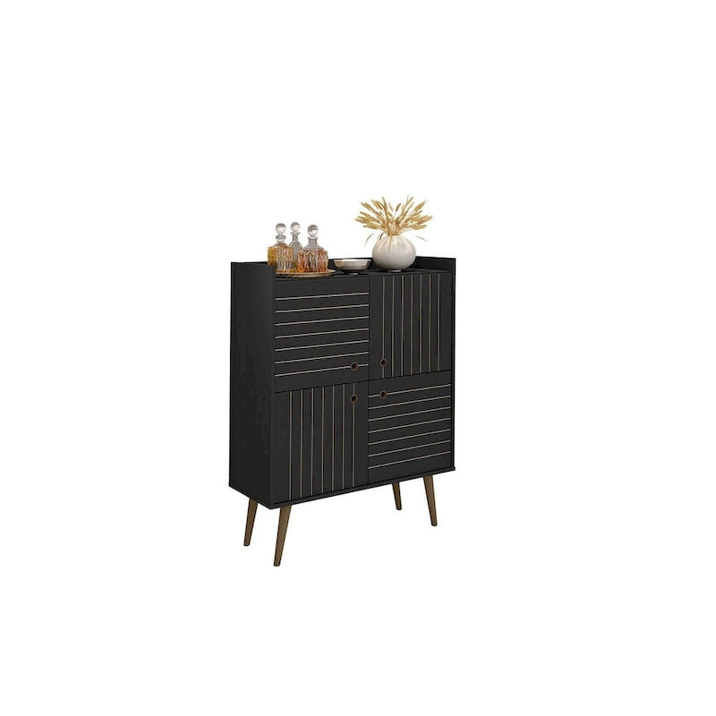 45.5" Mid-Century Modern Akzentschrank