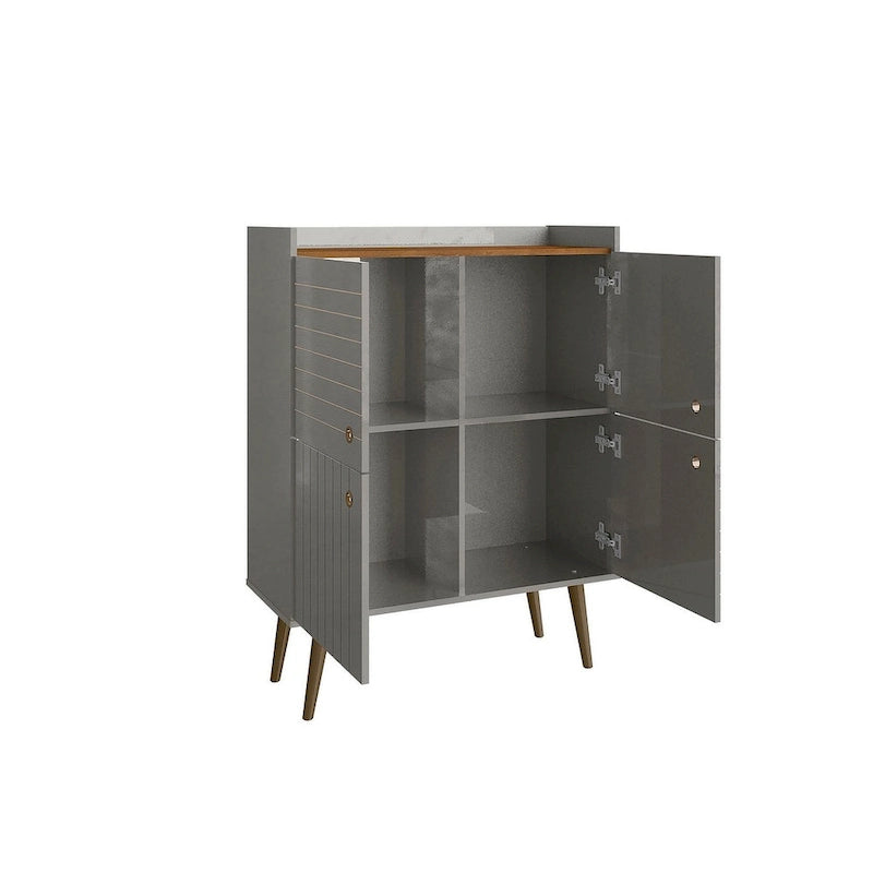 45.5" Mid-Century Modern Akzentschrank