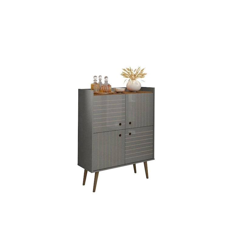45.5" Mid-Century Modern Akzentschrank