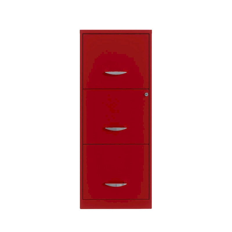 Lava Red Aktenschrank mit 3 Schubladen