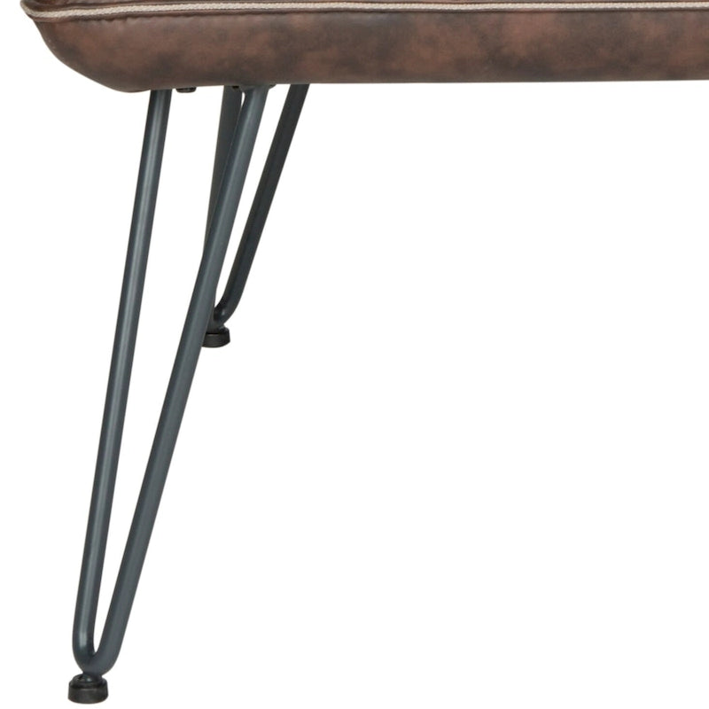 Mid-Century Modern Kunstleder Sessel - 29Bx28Tx33H