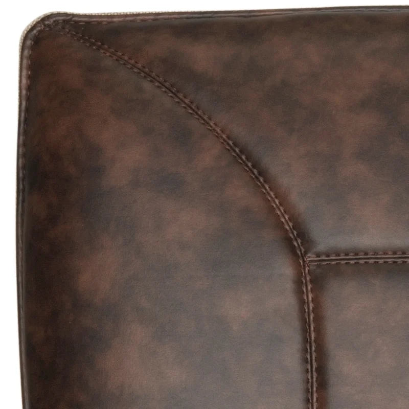 Mid-Century Modern Kunstleder Sessel - 29Bx28Tx33H