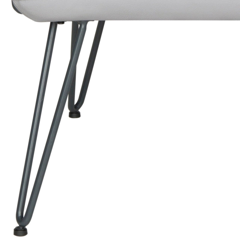 Mid-Century Modern Kunstleder Sessel - 29Bx28Tx33H