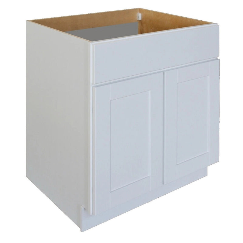 Waschtischunterschrank mit Doppeltür, 76 cm breit, im Shaker-Stil