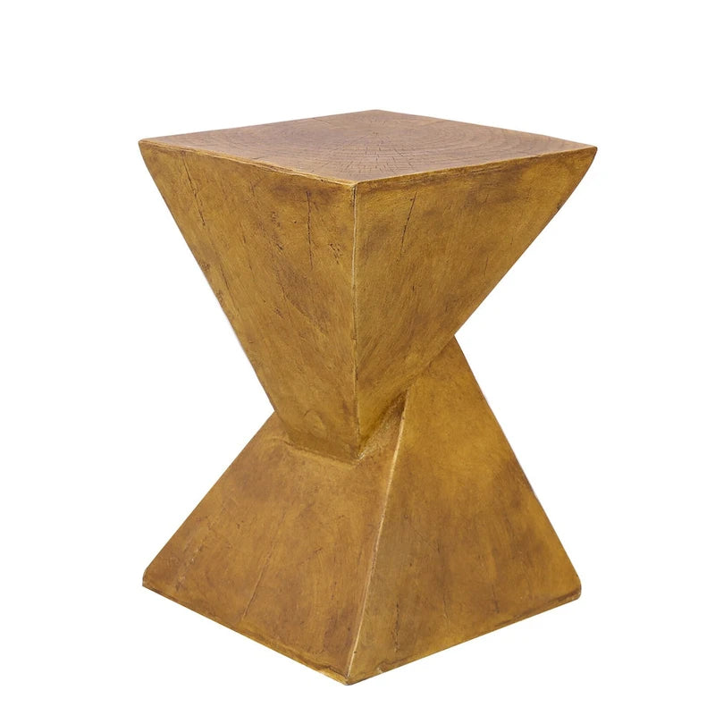 Moderner leichter Betoneckbeistelltisch Beistelltisch Garten Terrasse - 30x30x46cm