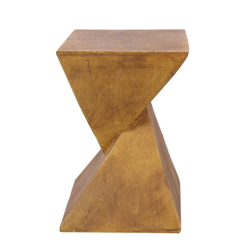 Moderner leichter Betoneckbeistelltisch Beistelltisch Garten Terrasse - 30x30x46cm