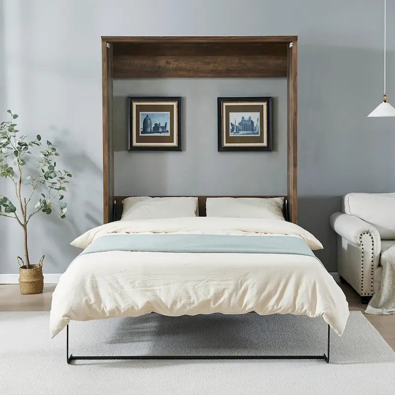 Halb selbstschließender und -öffnender Murphy-Bett-Schrank – platzsparendes Bett
