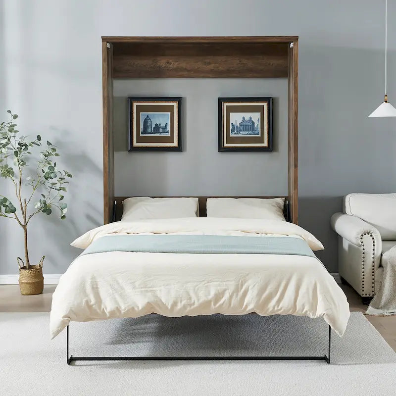 Halb selbstschließender und -öffnender Murphy-Bett-Schrank – platzsparendes Bett